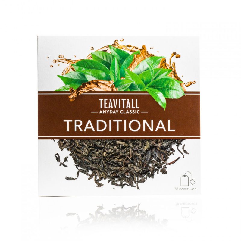 Чай черный TEAVITALL ANYDAY CLASSIC &laquo;Традиционный&raquo;, 38 фильтр-пакетов